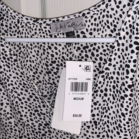 BNWT White/Black Polka Dot Sheath Dress - Picture 3 of 3